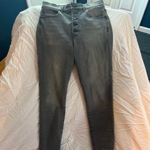 Express highrise skinny jeans